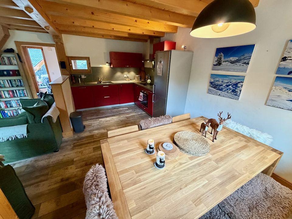 The kitchen — oven, hob, dishwasher, fridge/freezer, filter coffee and Nespresso.
